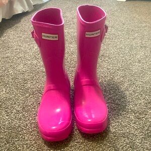 Hot Pink Hunter Rain Boots